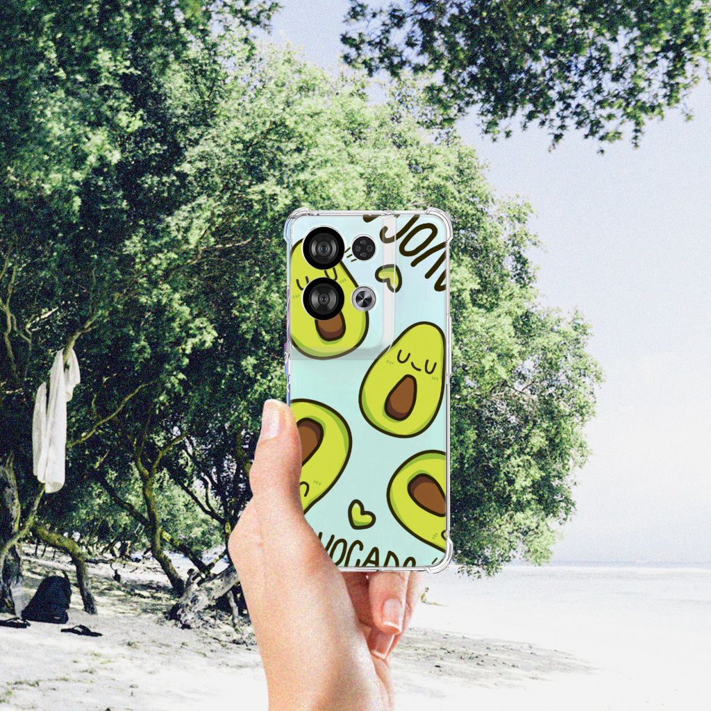 OPPO Reno8 Stevig Bumper Hoesje Avocado Singing B2C Telecom