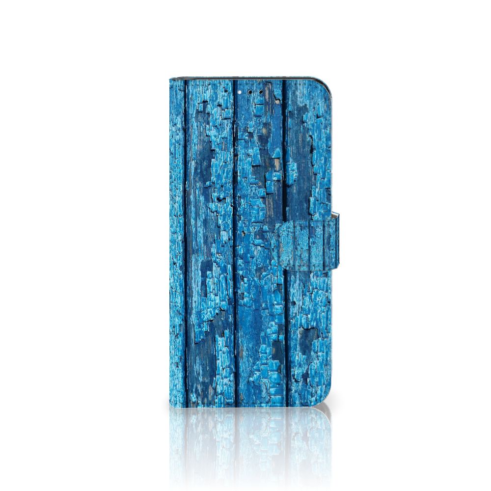 Samsung Galaxy A23 Book Style Case Wood Blue
