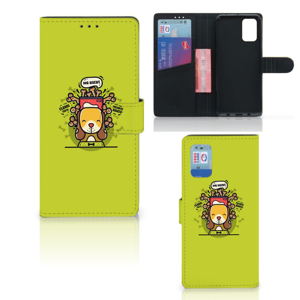Samsung Galaxy A02s | M02s Leuk Hoesje Doggy Biscuit