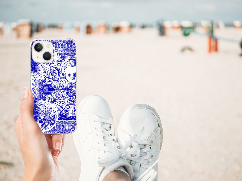 Extreme Case iPhone 13 Angel Skull Blauw B2C Telecom