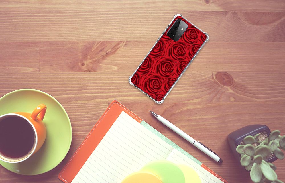 Samsung Galaxy A72 4G/5G Case Red Roses