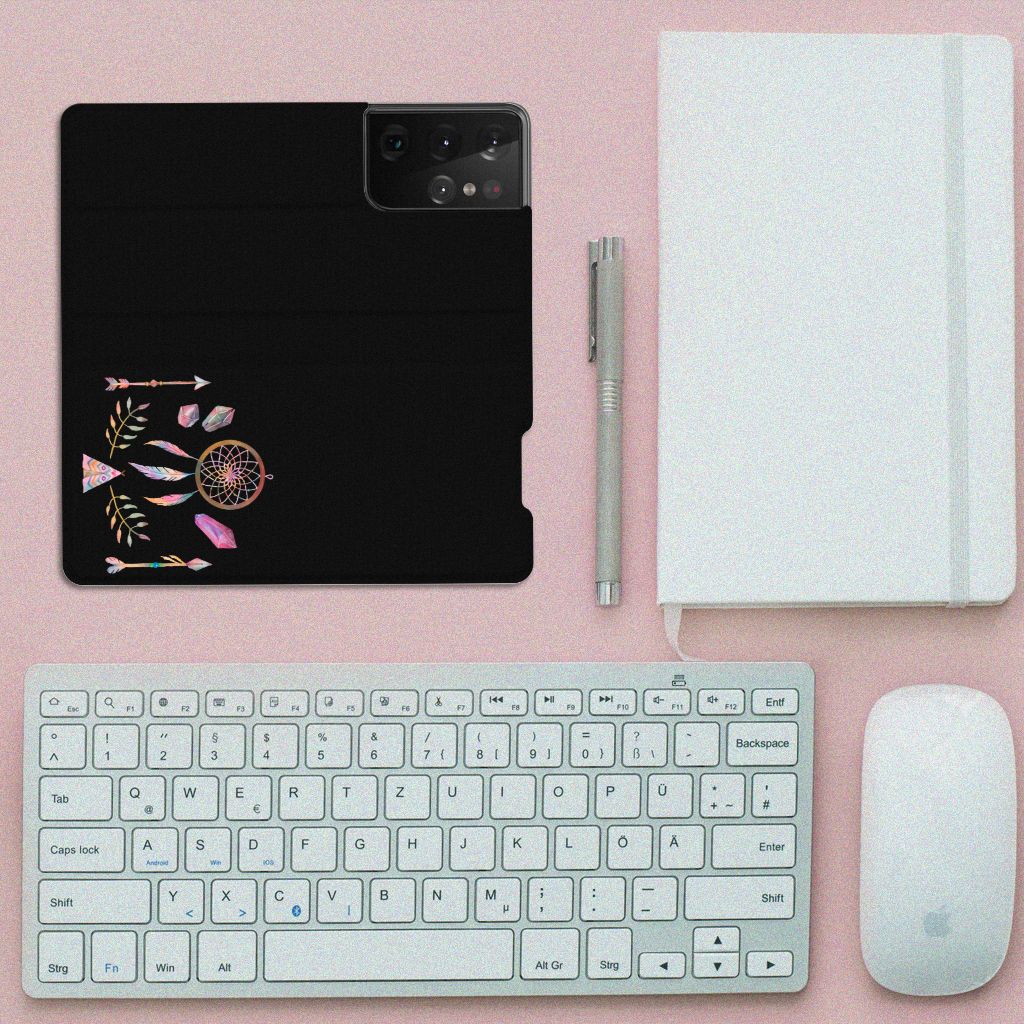 Samsung Galaxy S21 Ultra Magnet Case Boho Dreamcatcher - B2C Telecom