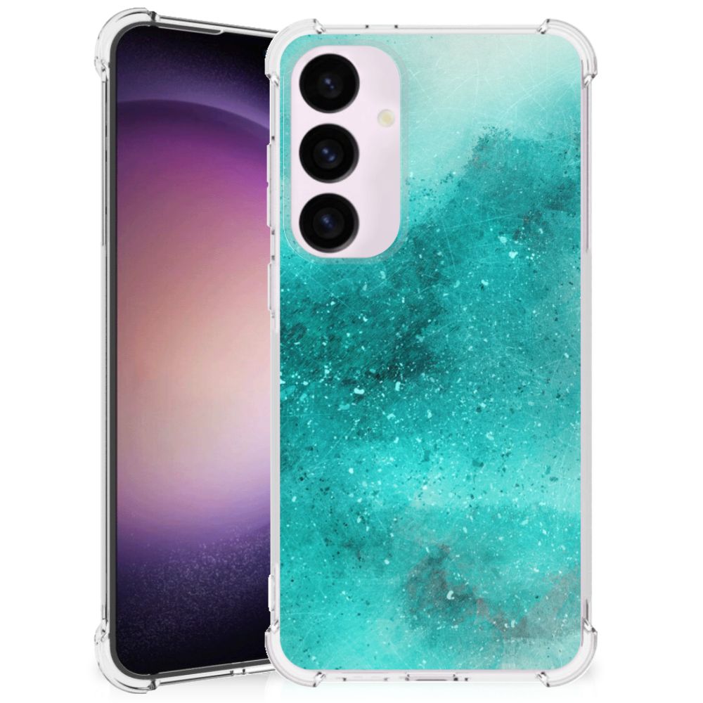 Back Cover Samsung Galaxy S24 Plus Painting Blue