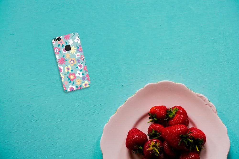 Huawei P10 Lite TPU Case Flower Power