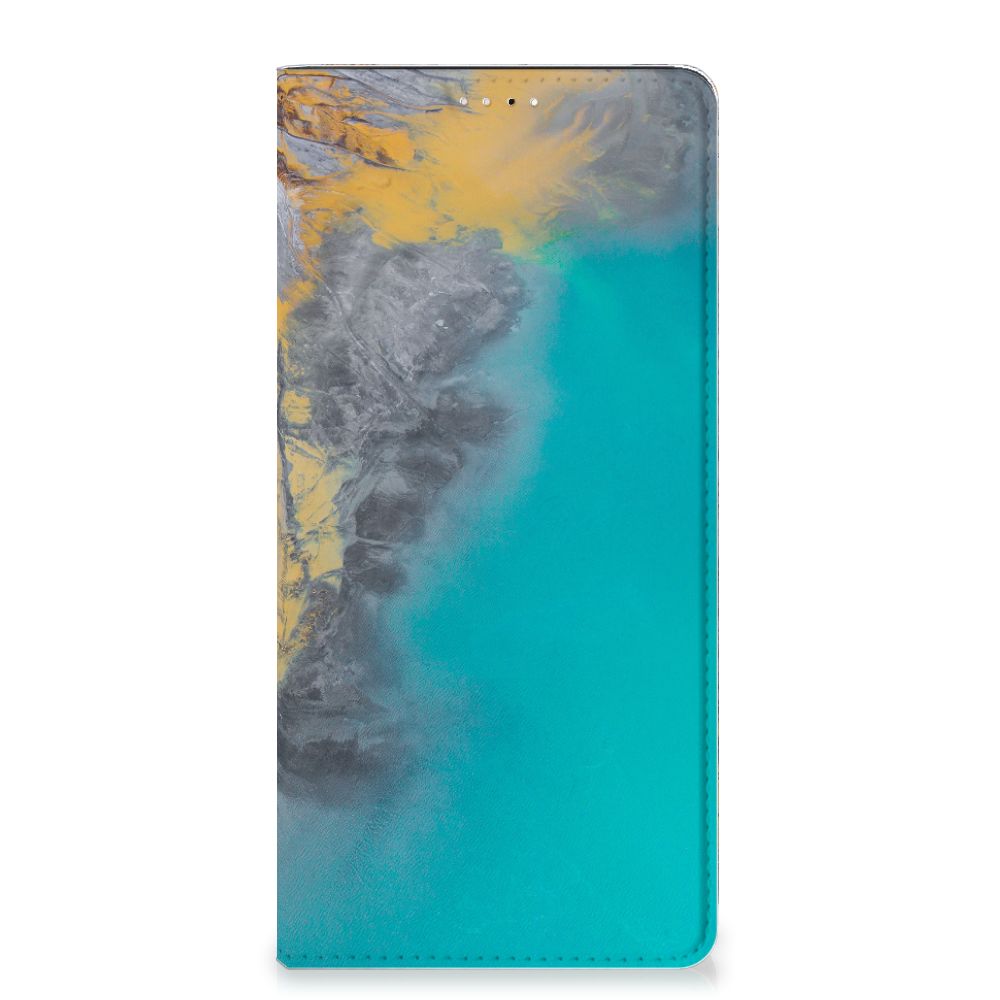 Samsung Galaxy A33 5G Standcase Marble Blue Gold - B2C Telecom