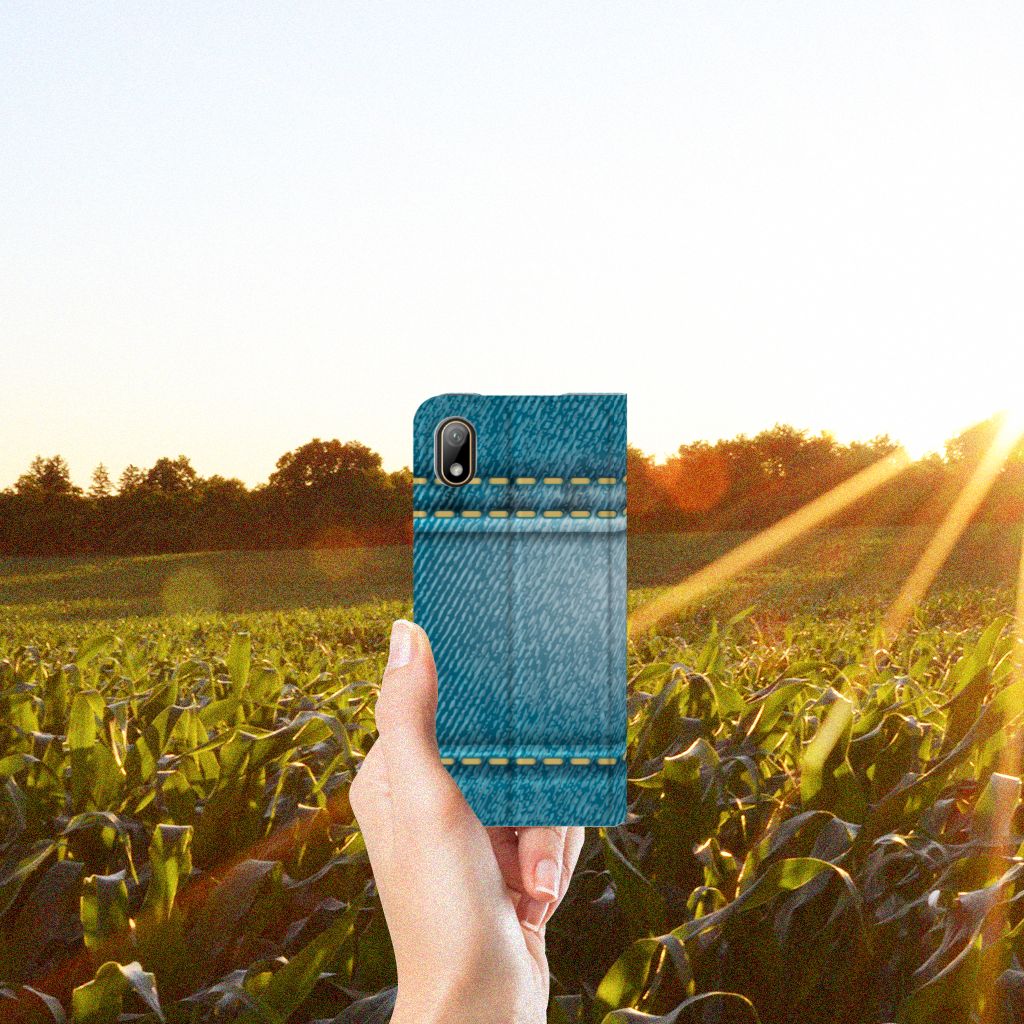 Huawei Y5 (2019) Hippe Standcase Jeans - B2C Telecom
