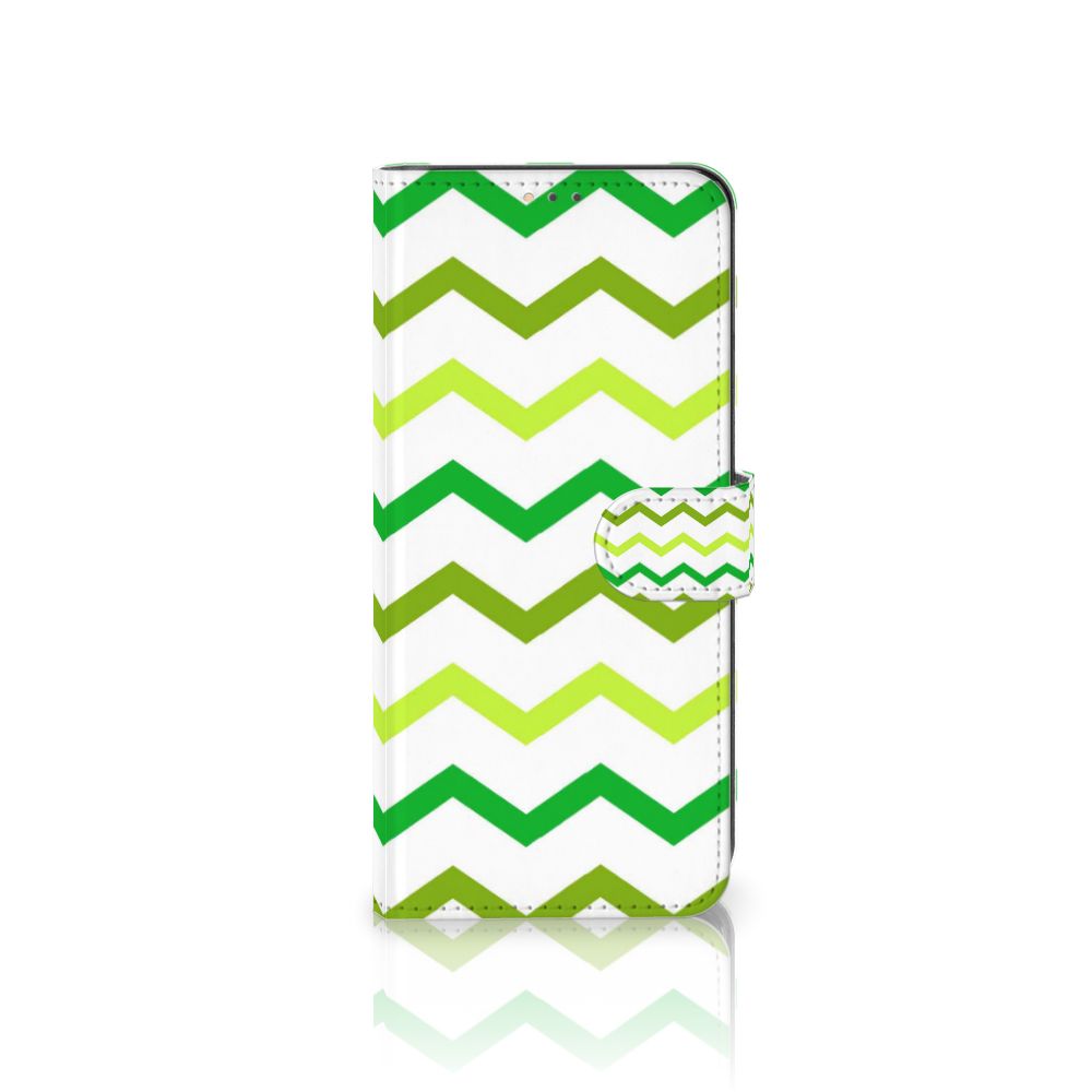 Nokia 5.3 Telefoon Hoesje Zigzag Groen