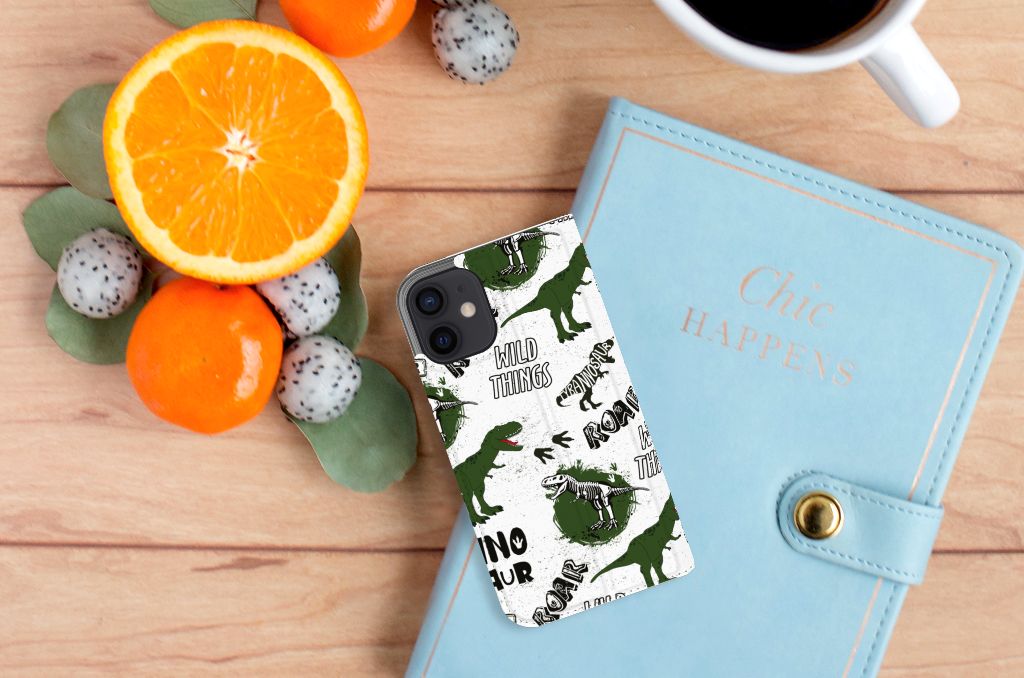 Hoesje maken voor iPhone 12 Mini Dinosaurus - B2C Telecom