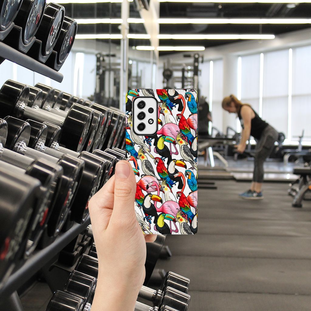 Samsung Galaxy A73 Hoesje maken Birds - B2C Telecom