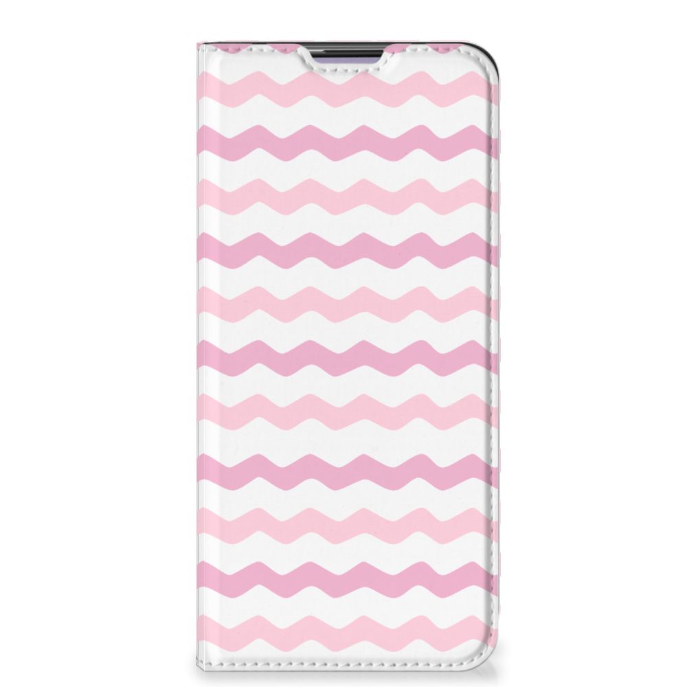 OnePlus Nord CE 5G Hoesje met Magneet Waves Roze - B2C Telecom