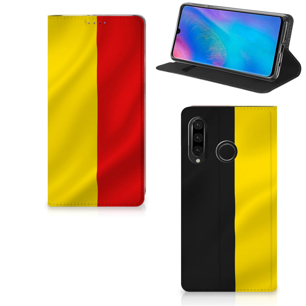 Huawei P30 Lite New Edition Standcase Belgische Vlag