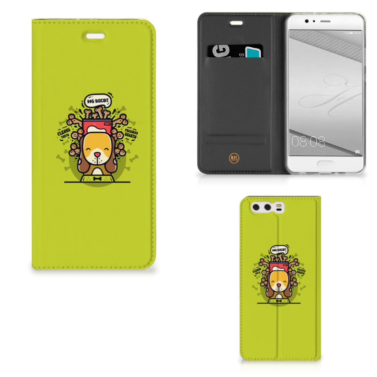 Huawei P10 Plus Magnet Case Doggy Biscuit
