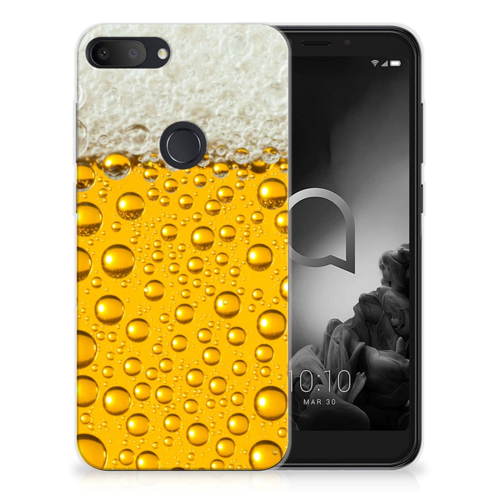 Alcatel 1S (2019) Siliconen Case Bier