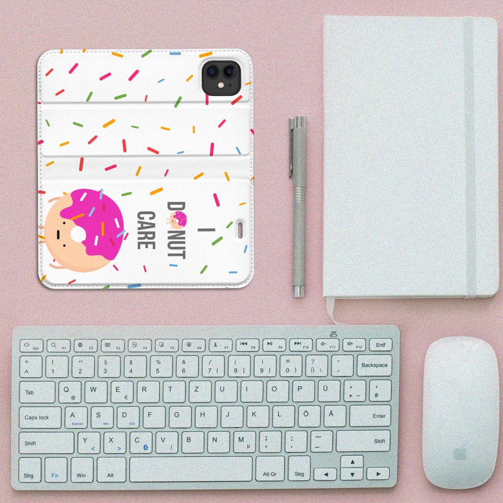 Apple iPhone 11 Flip Style Cover Donut Roze