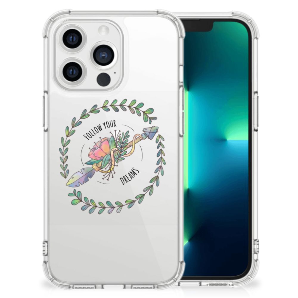 Apple iPhone 13 Pro Stevig Bumper Hoesje Boho Dreams B2C Telecom