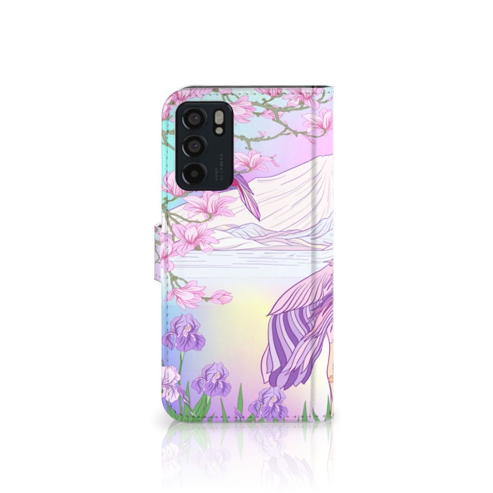 OPPO Reno6 5G Telefoonhoesje met Pasjes Bird