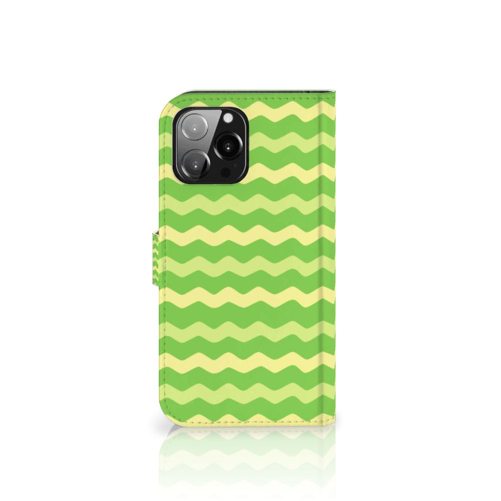iPhone 13 Pro Max Telefoon Hoesje Waves Green