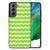 Samsung Galaxy S21FE Back Case Waves Green