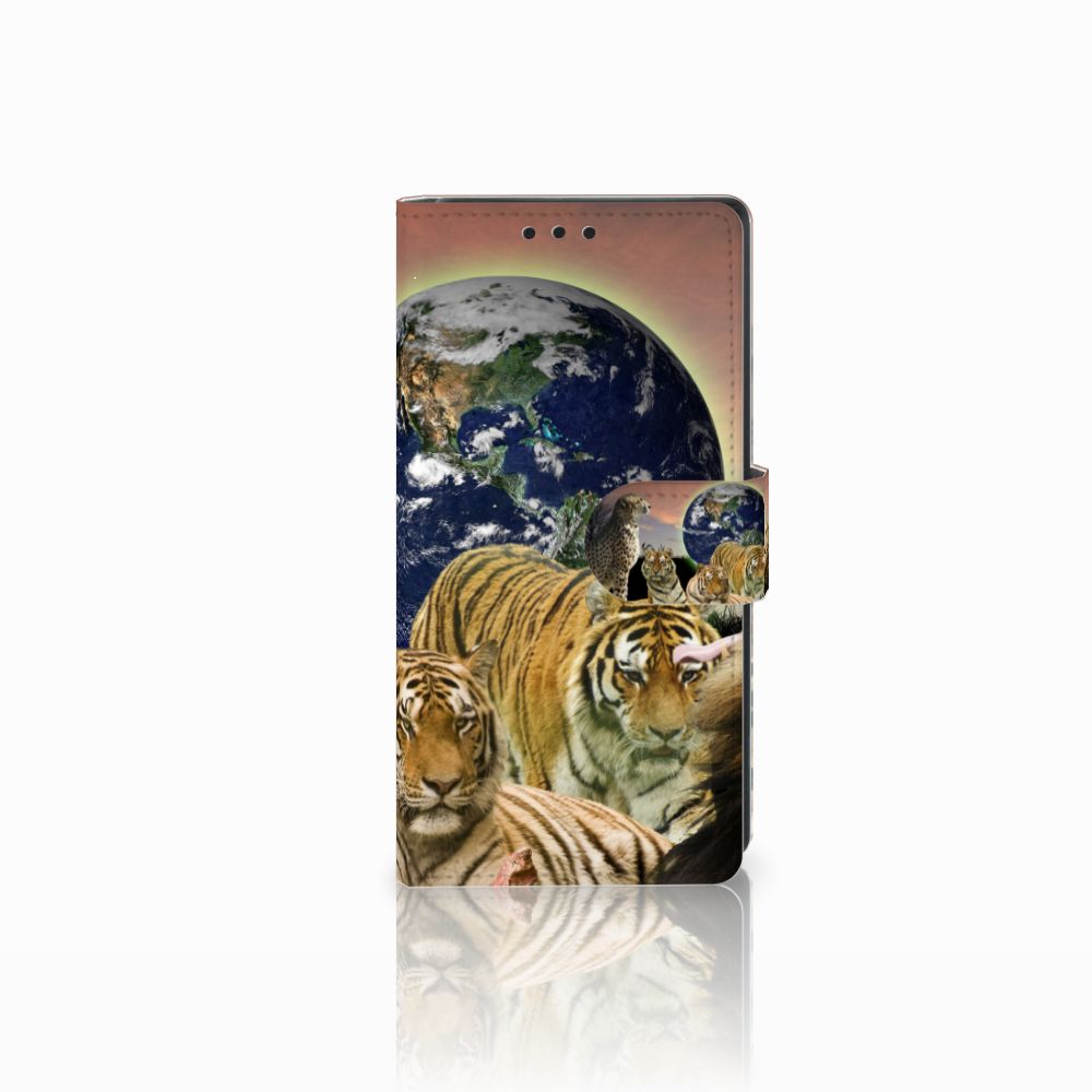 Sony Xperia XA1 Telefoonhoesje met Pasjes Roofdieren