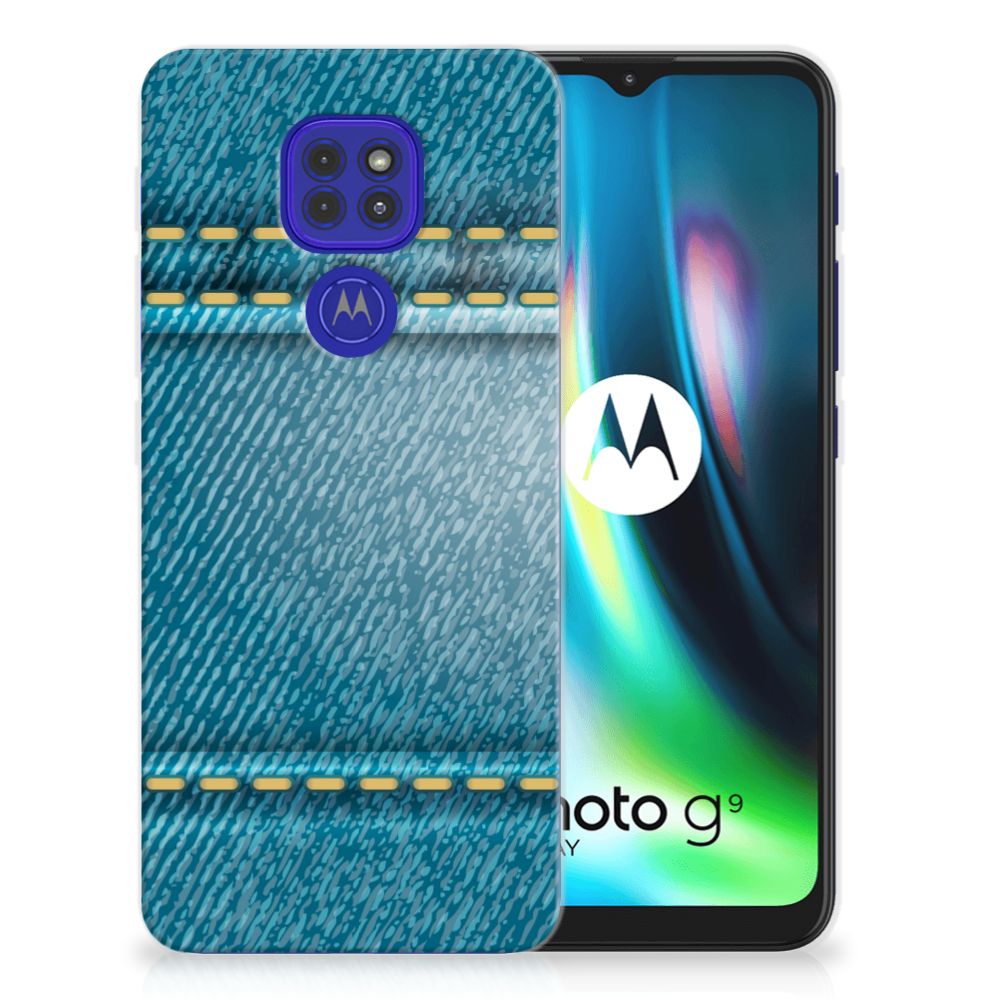 Motorola Moto G9 Play | E7 Plus Silicone Back Cover Jeans