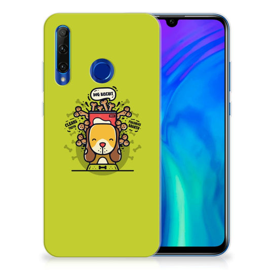 Honor 20 Lite Telefoonhoesje met Naam Doggy Biscuit