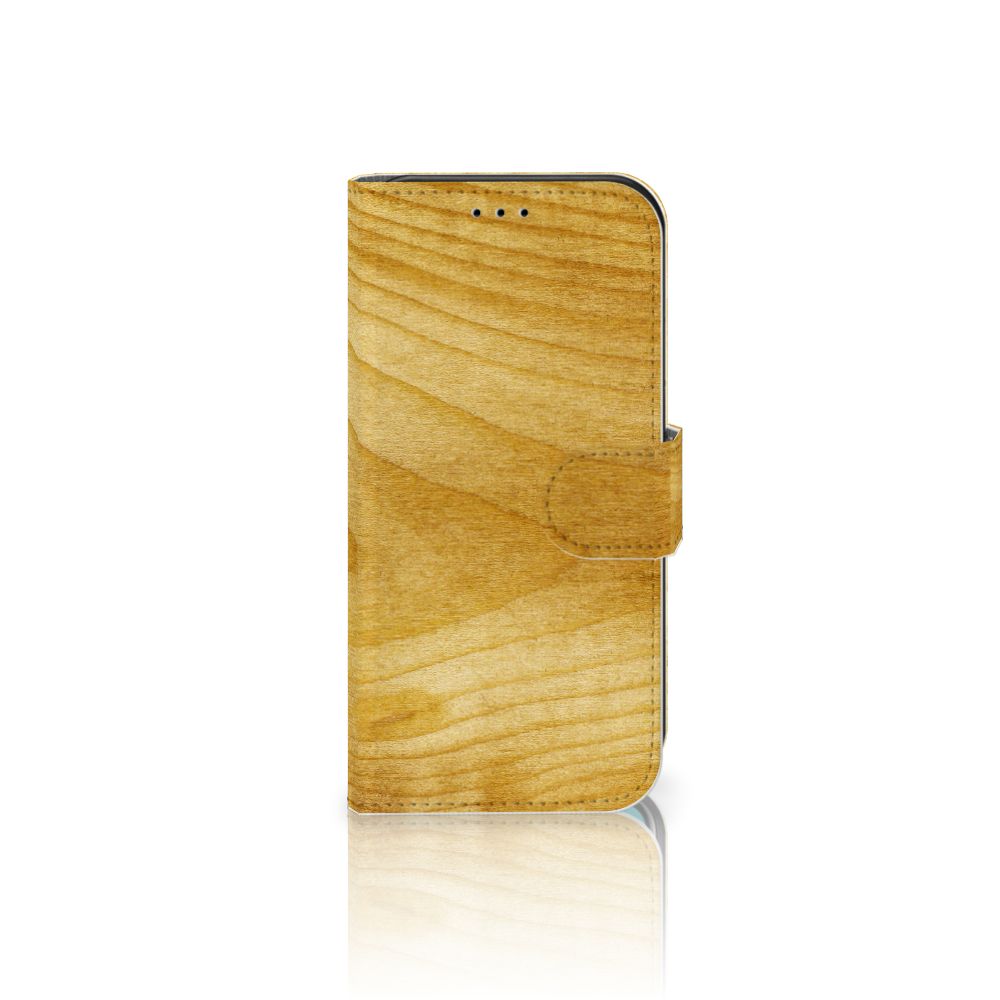 Apple iPhone 11 Pro Book Style Case Licht Hout