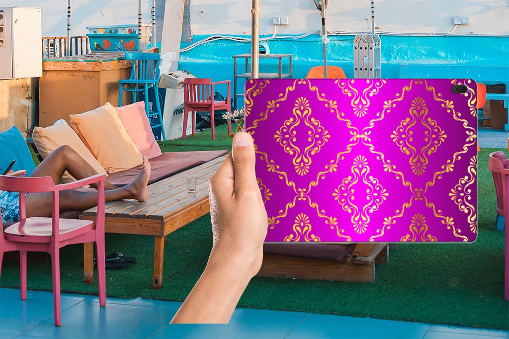 TPU Case Lenovo Tab E10 Barok Roze