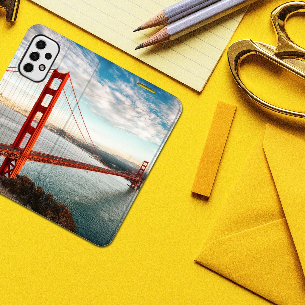 Samsung Galaxy A23 Book Cover Golden Gate Bridge - B2C Telecom