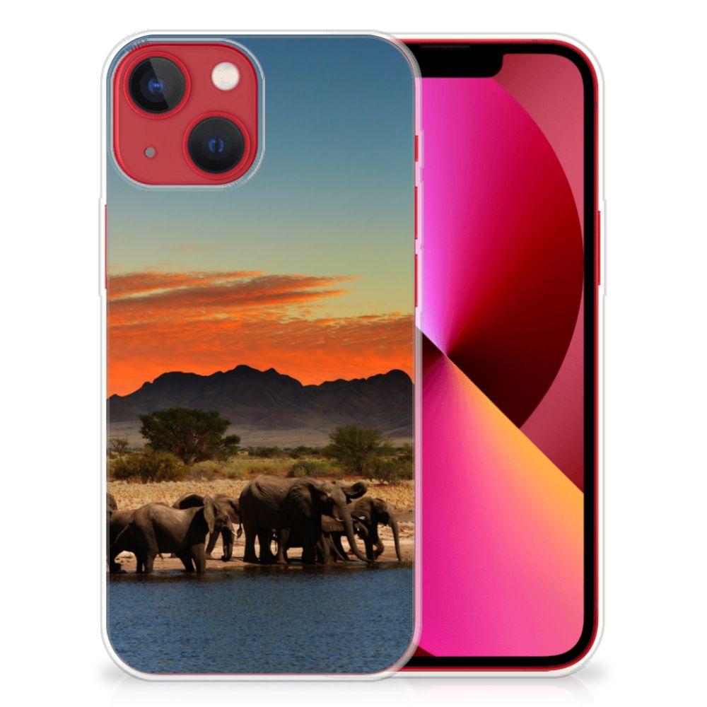 Apple iPhone 13 TPU Hoesje Olifanten B2C Telecom