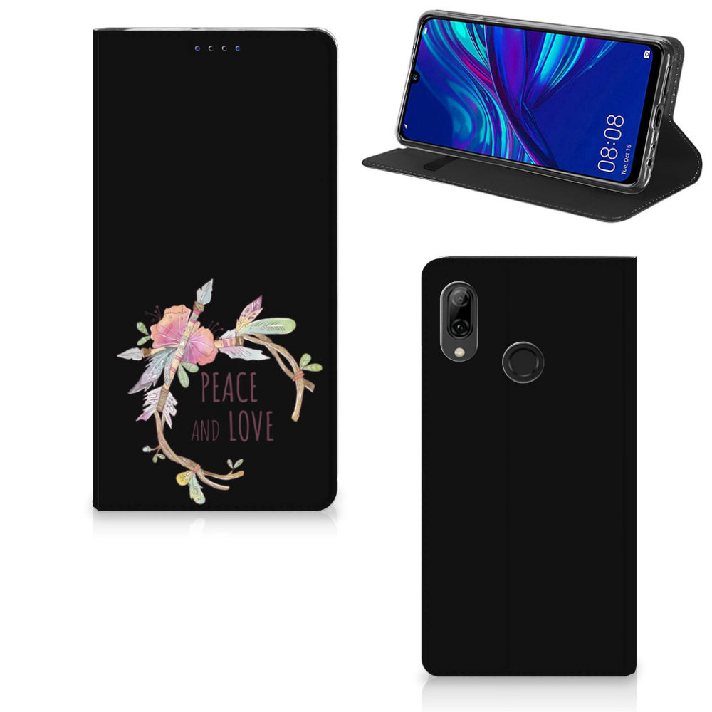 Huawei P Smart (2019) Magnet Case Boho Text