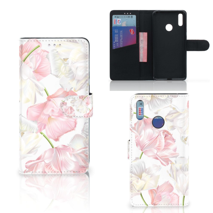 Huawei Y7 (2019) Hoesje Lovely Flowers