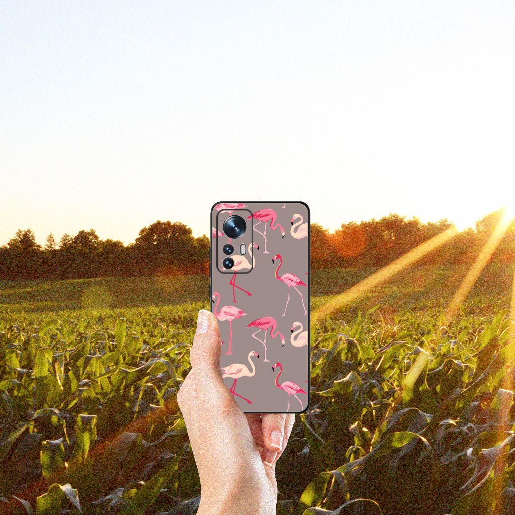 Xiaomi 12 | 12X Dierenprint Telefoonhoesje Flamingo B2C Telecom