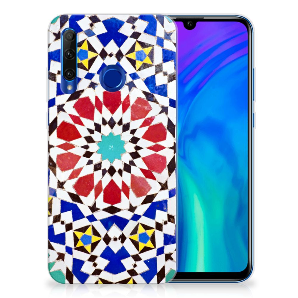 Honor 20 Lite TPU Siliconen Hoesje Mozaïek