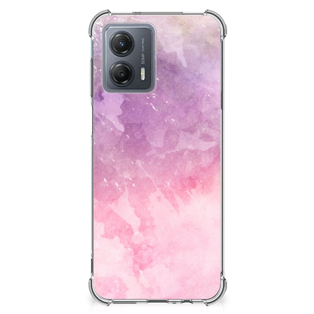 Back Cover Motorola Moto G53 Pink Purple Paint