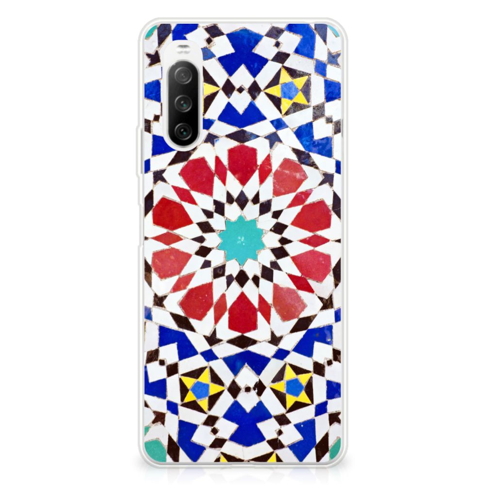 Sony Xperia 10 III TPU Siliconen Hoesje Mozaïek B2C Telecom