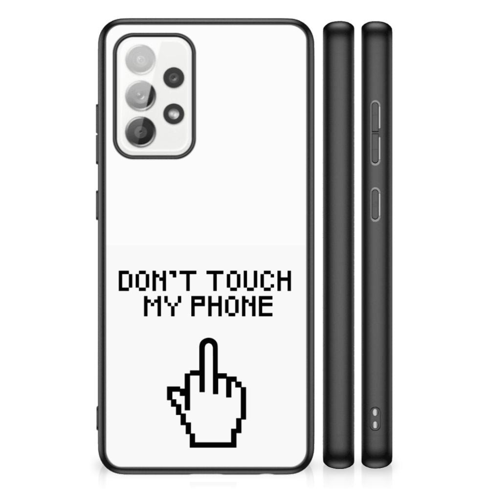 Samsung Galaxy A52 | A52s (5G/4G) Telefoon Hoesje Finger Don't Touch My Phone