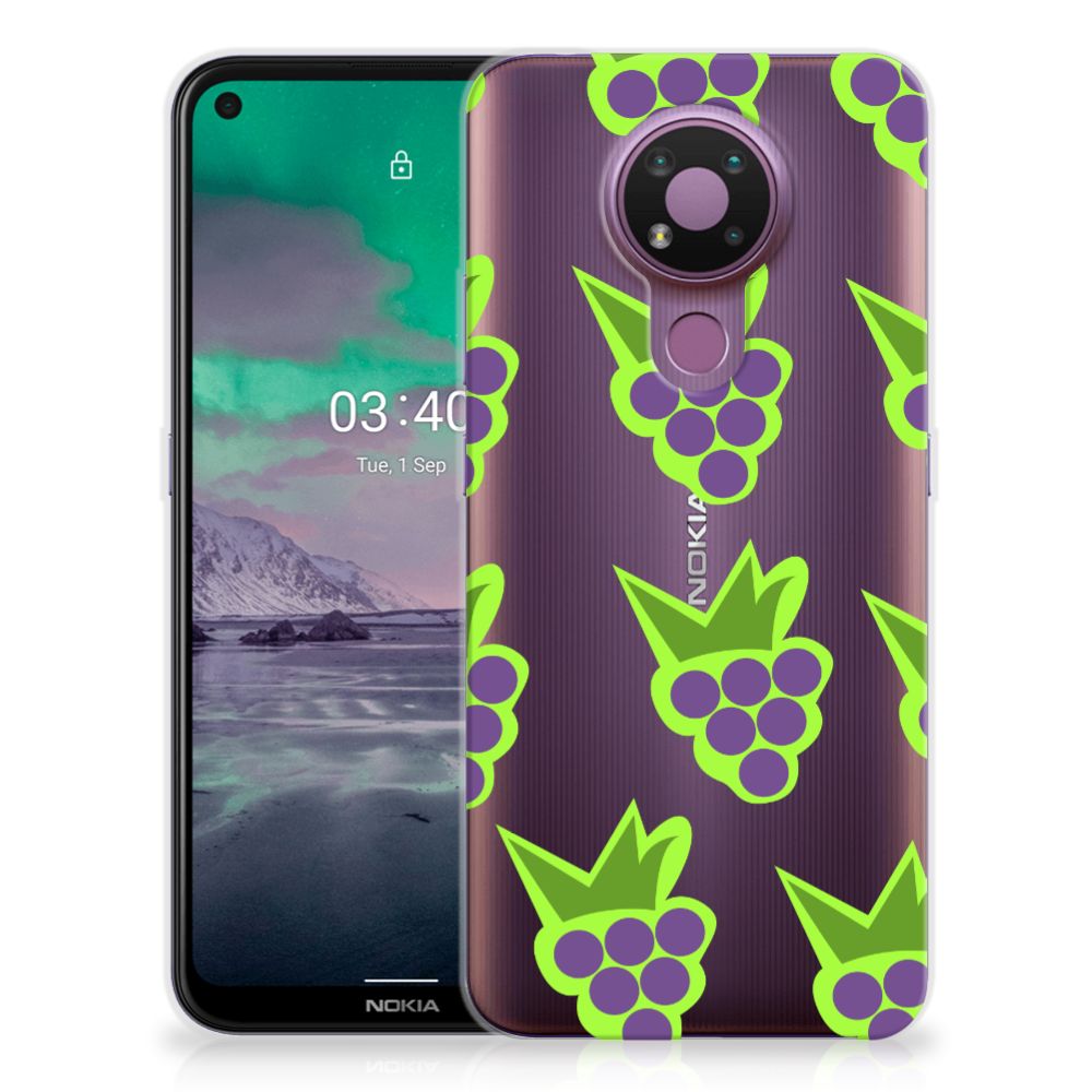 Nokia 3.4 Siliconen Case Druiven