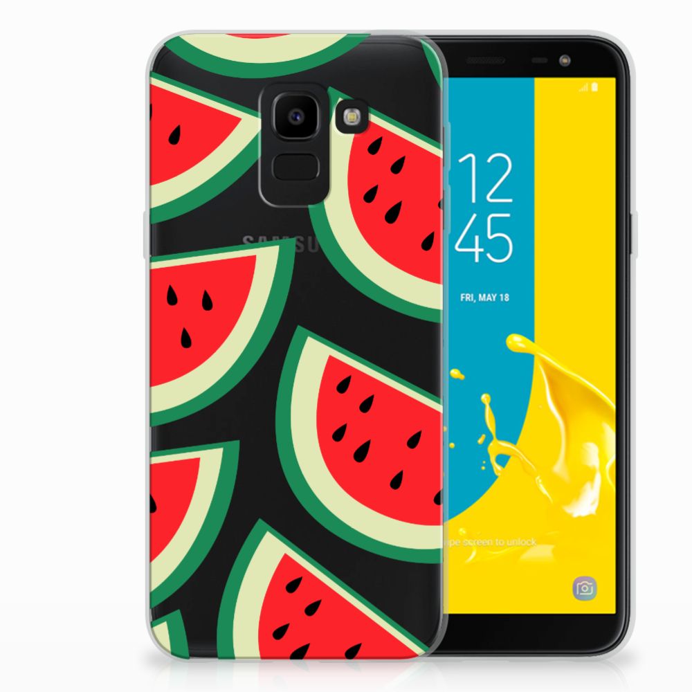 Samsung Galaxy J6 2018 Siliconen Case Watermelons