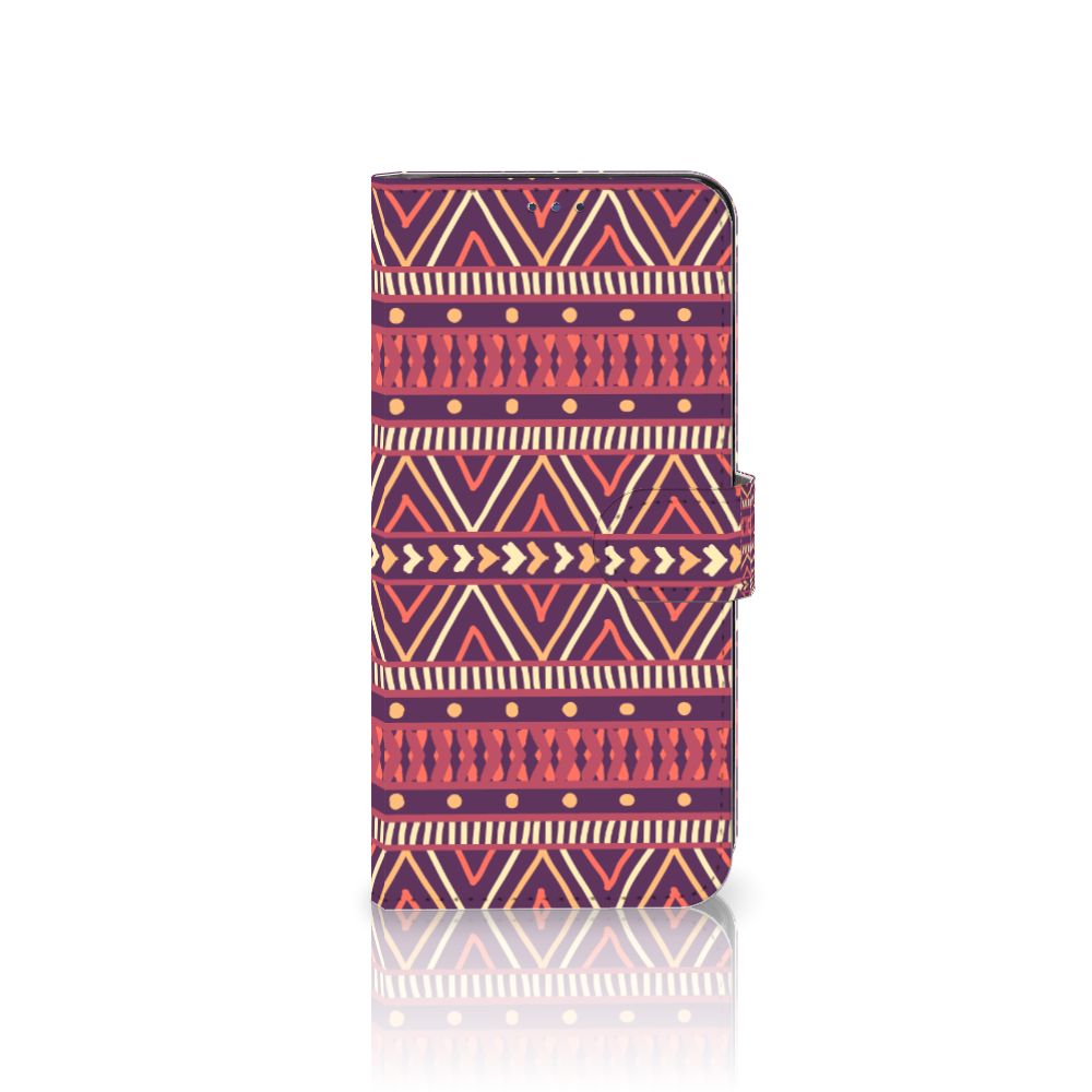 Motorola Moto G22 Telefoon Hoesje Aztec Paars