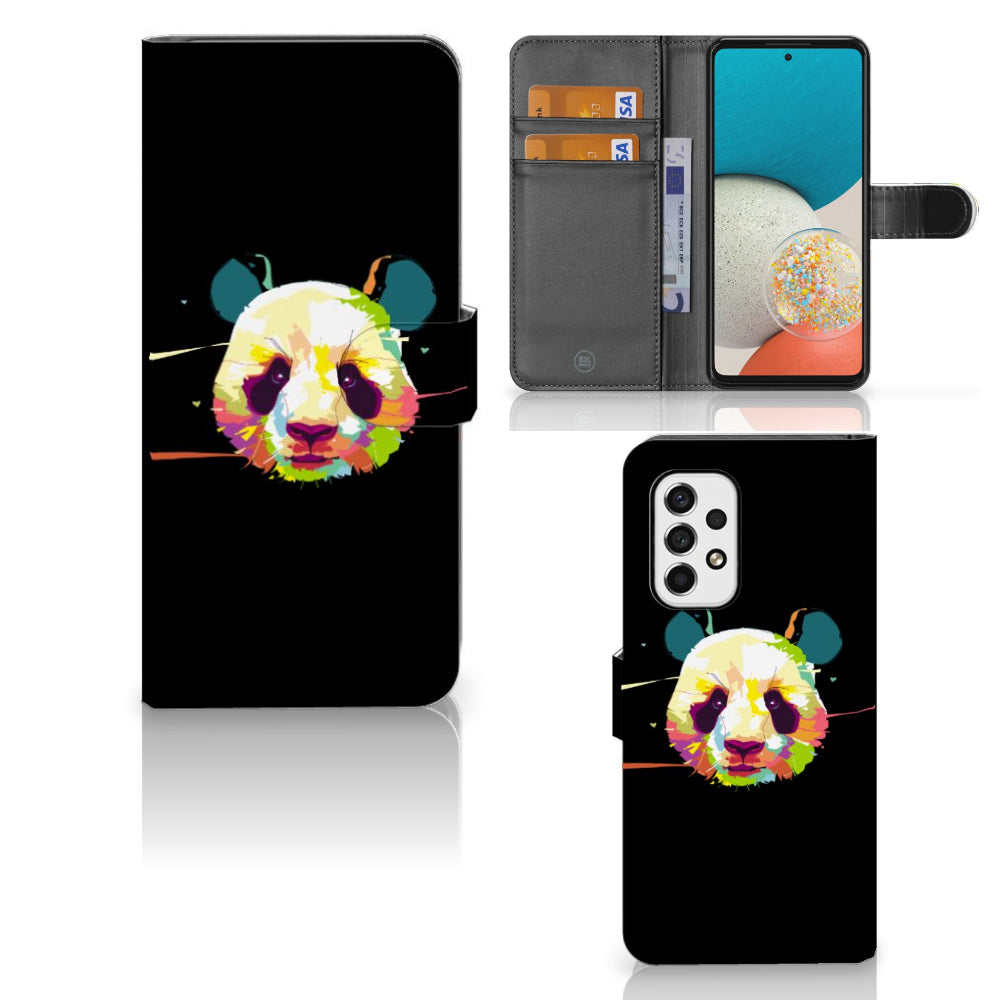 Samsung Galaxy A53 Leuk Hoesje Panda Color