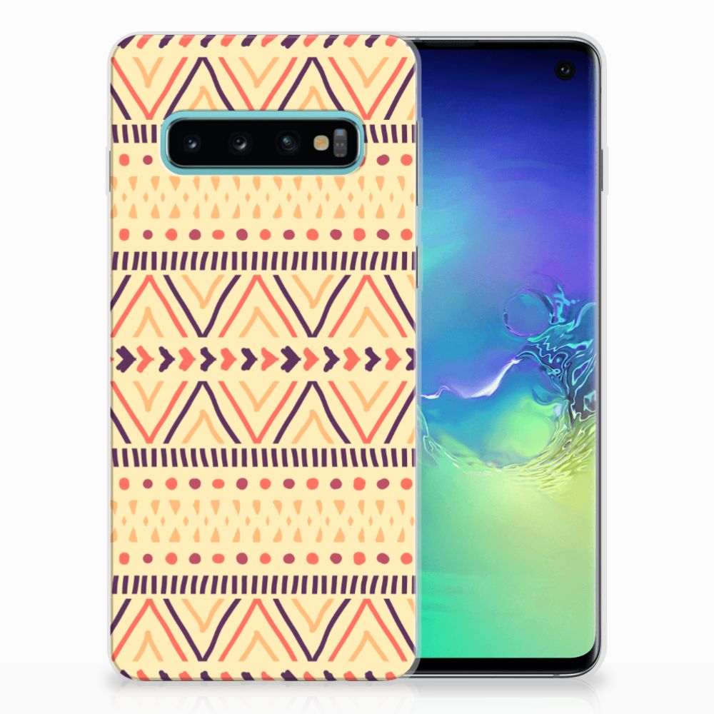 Samsung Galaxy S10 TPU bumper Aztec Yellow