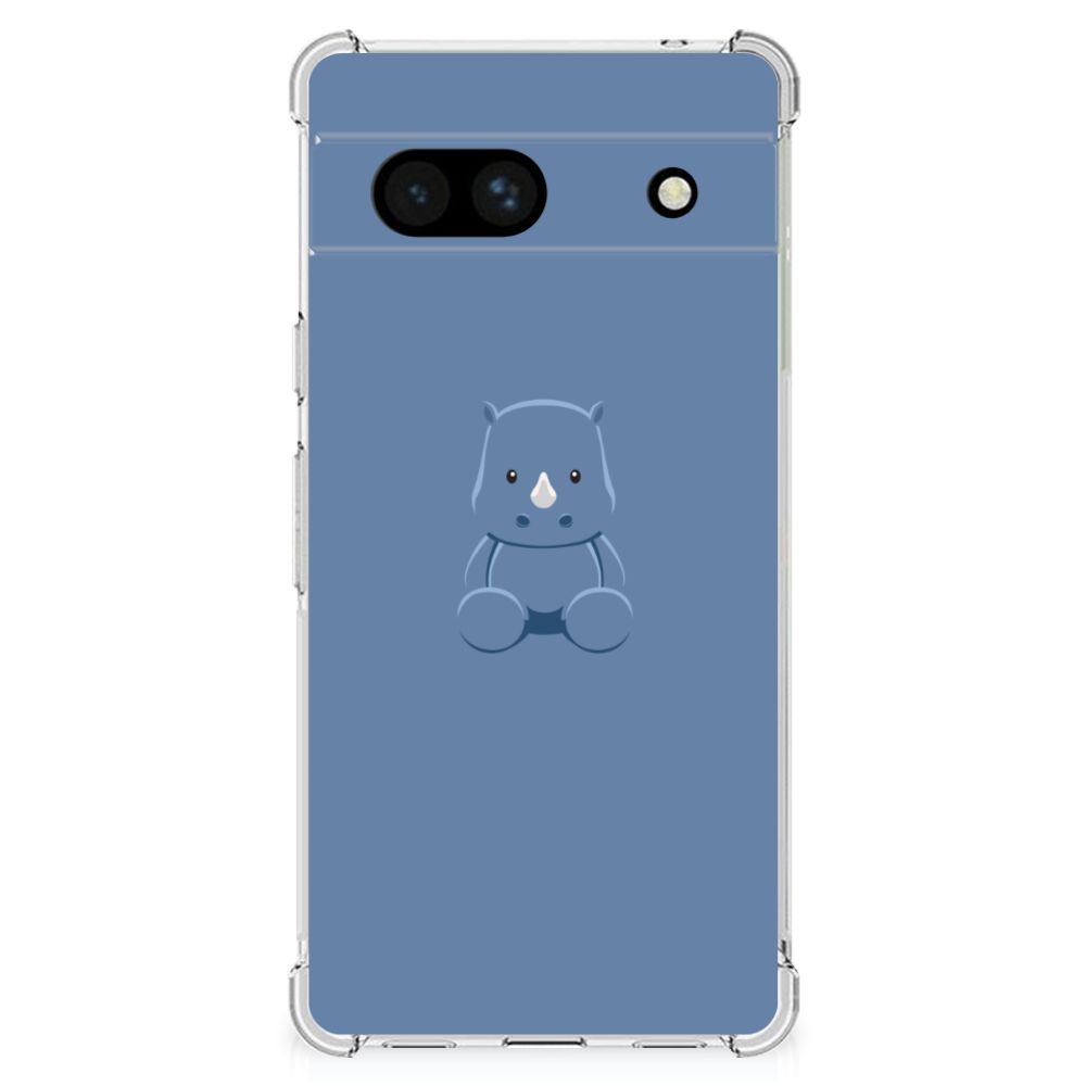 Google Pixel 7A Stevig Bumper Hoesje Baby Rhino