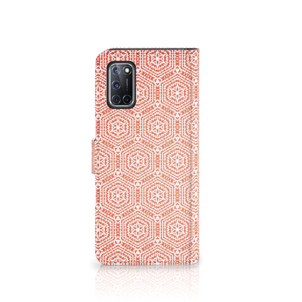 OPPO A72 | OPPO A52 Telefoon Hoesje Pattern Orange