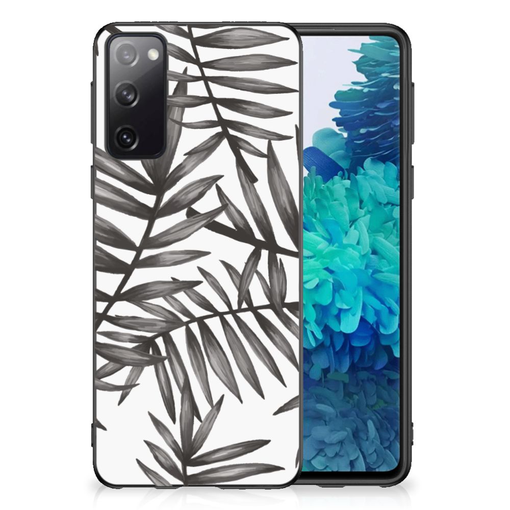 Samsung Galaxy S20 Skin Case Leaves Grey B2C Telecom
