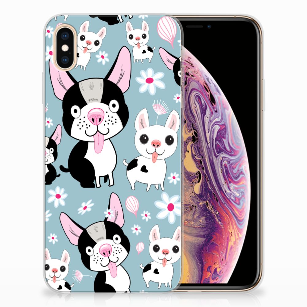 Apple iPhone Xs Max TPU Hoesje Hondjes