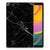 Samsung Galaxy Tab A 10.1 (2019) Tablet Back Cover Marmer Zwart - Origineel Cadeau Vader