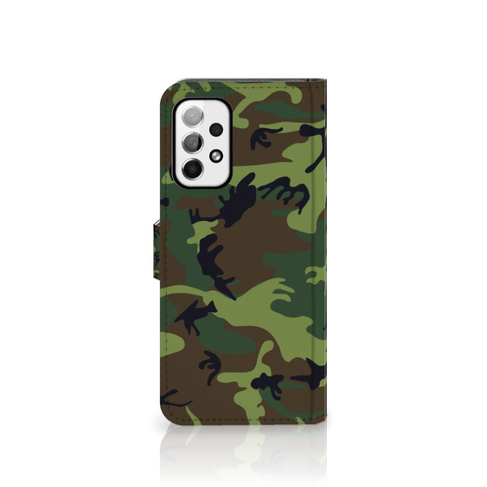 Samsung Galaxy A73 5G Telefoon Hoesje Army Dark