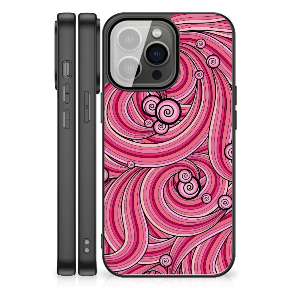 iPhone 13 Pro Max Leuk Telefoonhoesje Swirl Pink B2C Telecom