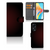 OPPO A98 5G Telefoon Hoesje Geruit Rood met ruimte voor pasjes en minimalistisch design.