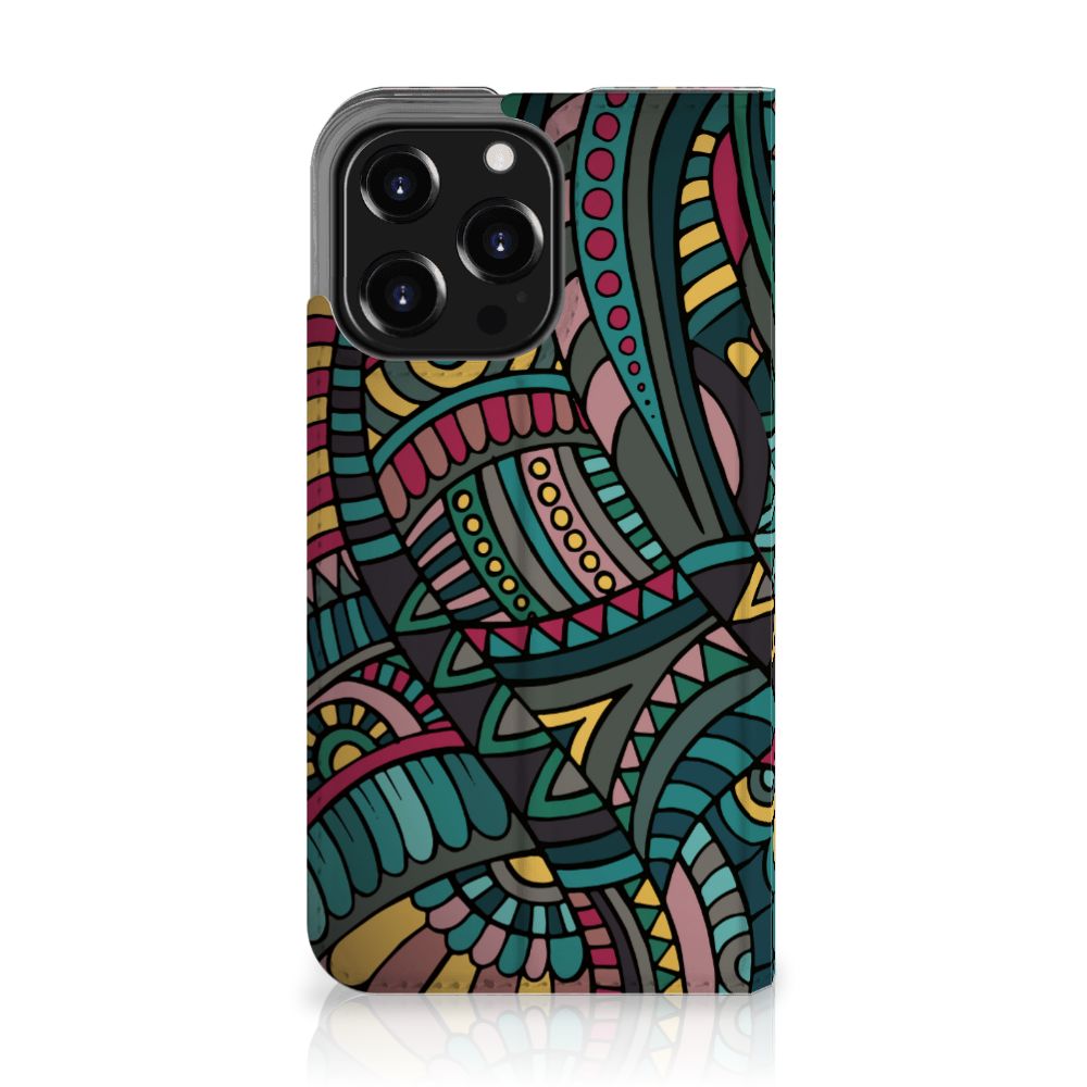 iPhone 13 Pro Hoesje met Magneet Aztec - B2C Telecom